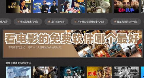免费看电影,解锁电影世界的无限魅力