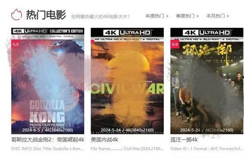 4k电影下载,高清视觉盛宴，尽享极致观影体验